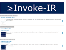 Tablet Screenshot of invoke-ir.com